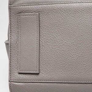 Yves Saint Laurent Grey Pebbled Leather Medium Sac de Jour Souple Bag